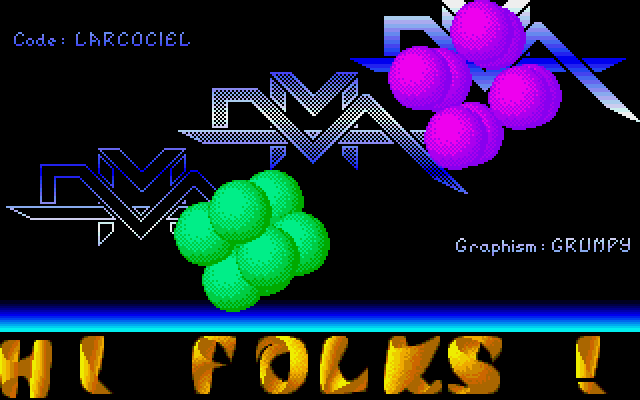 Boules ombrées et logos DMA dans Larcociel Vectorballs