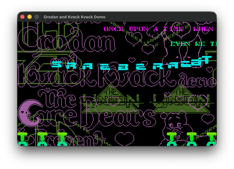 Capture de Grodan Kvack Kvack Demo